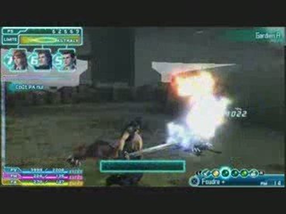 [PSP] Crisis Core FF7 Gameplay