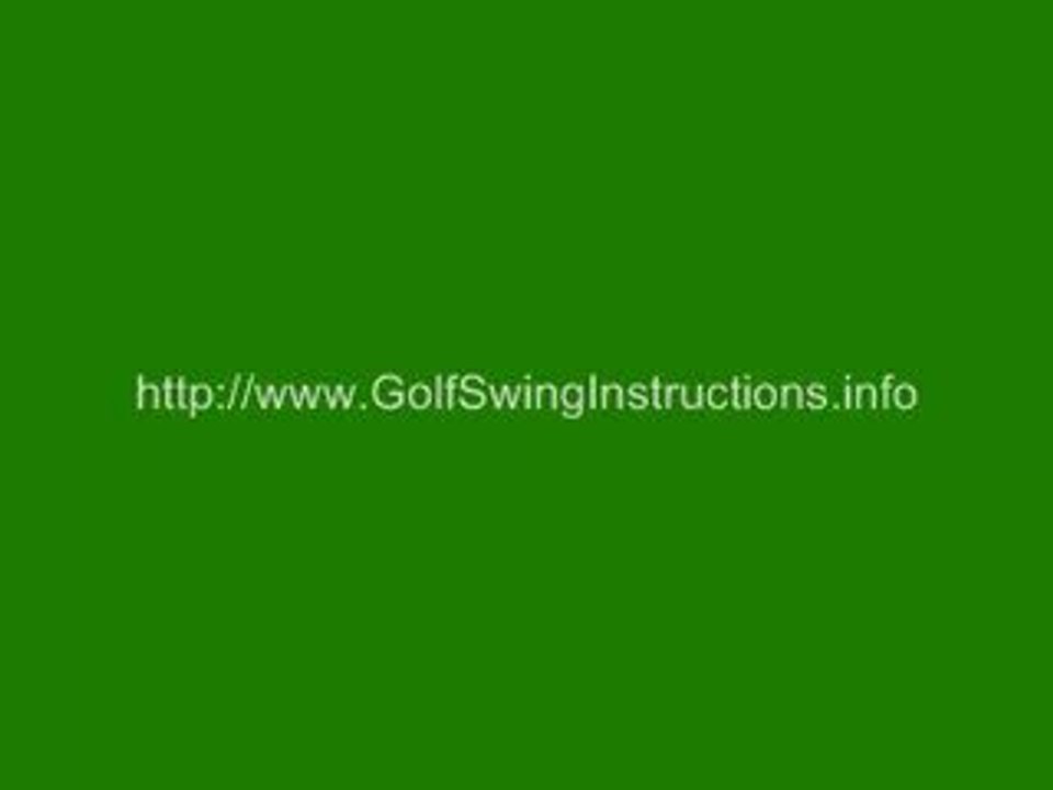 Golf Swing Instructions