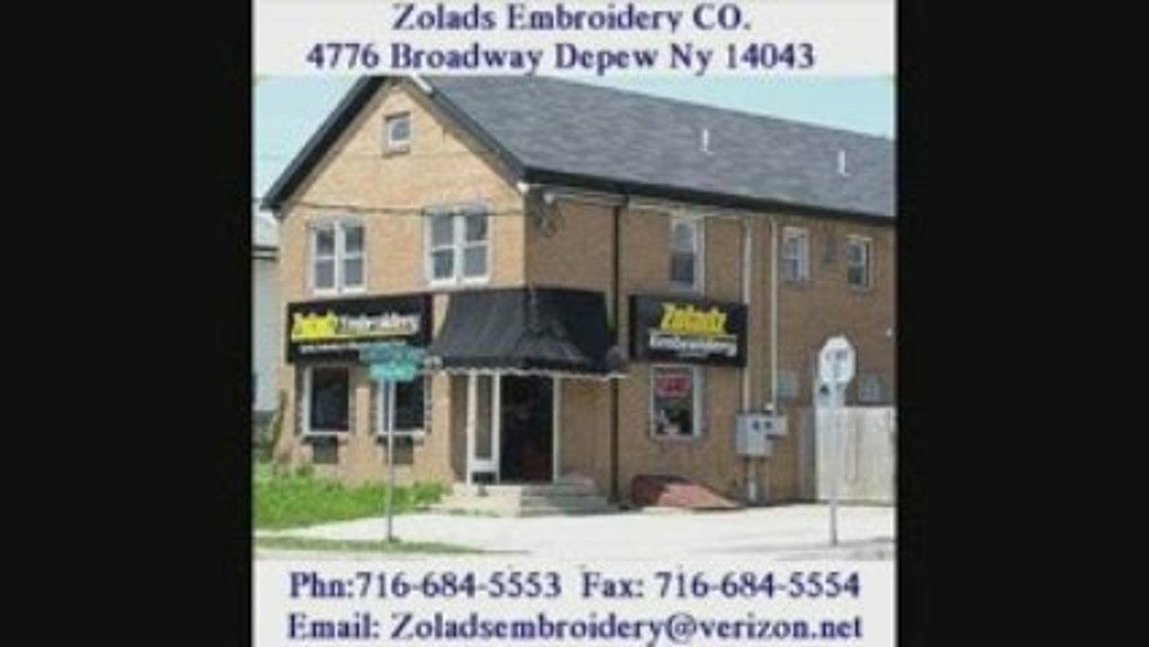 WNY ARE EMBROIDERY SHOPS