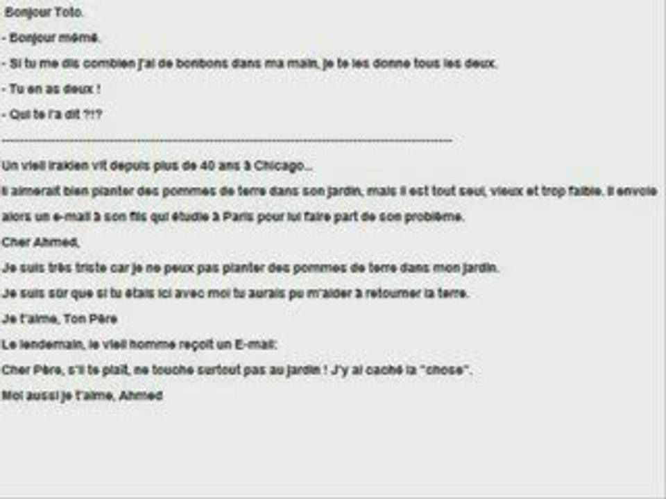 BLAGUE TROP DROLE