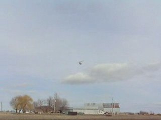 RC Helicopter nose in with crash