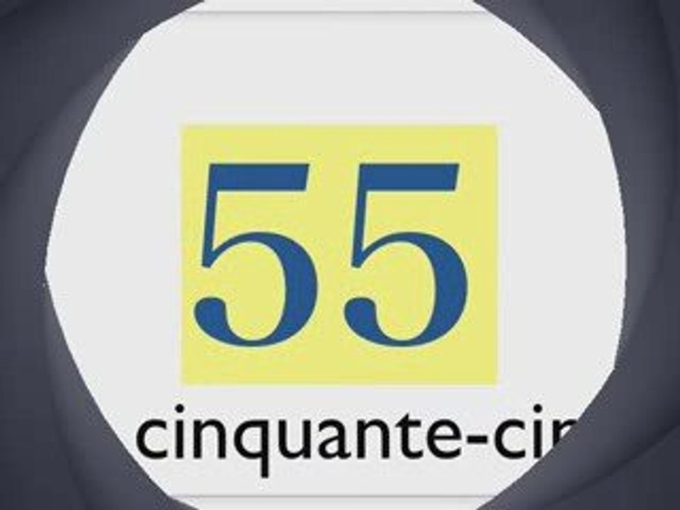 les nombres de 50 a 60
