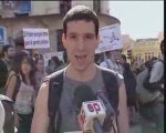 Manifestación contra Plan Bolonia