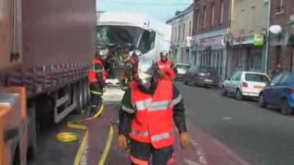 Accident RN2 poids lourd