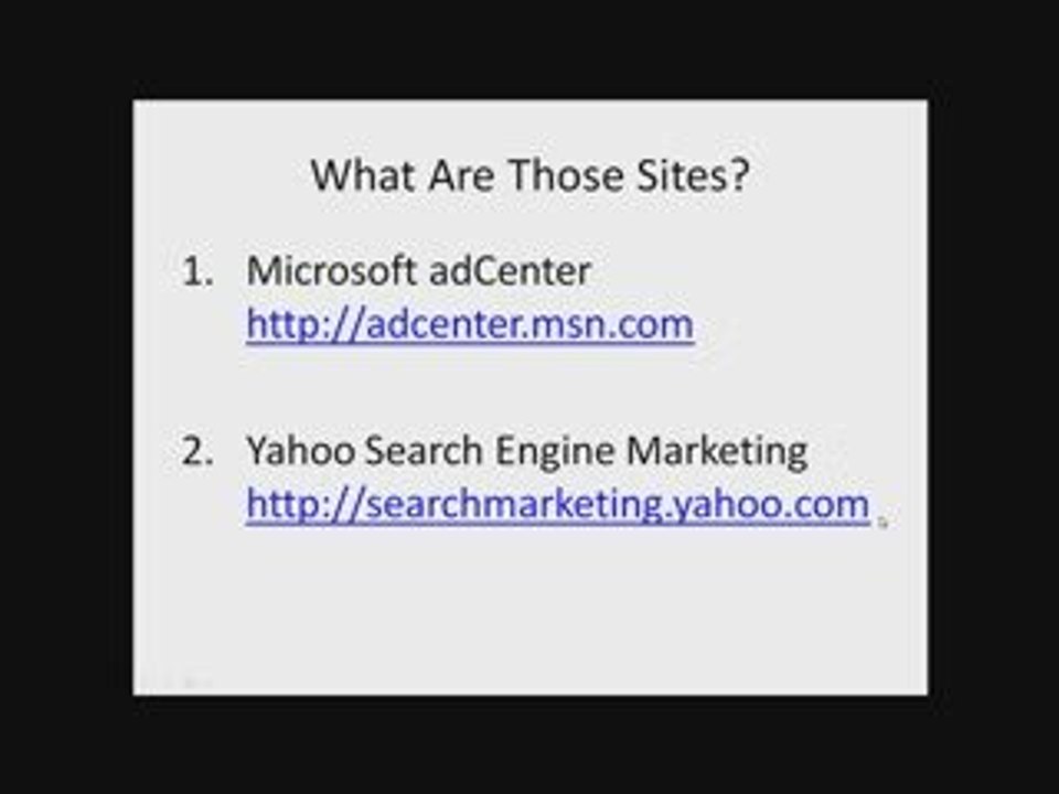 What Are More PPC Marketing Sites?