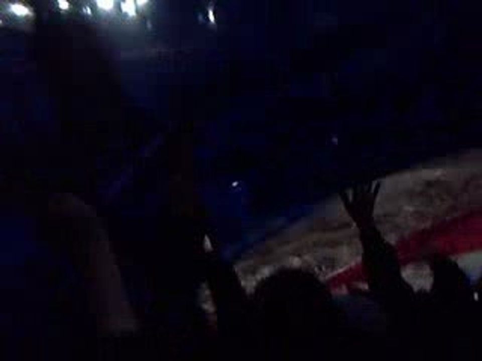 OM-PSG sous le tifo ds le parcage parisien