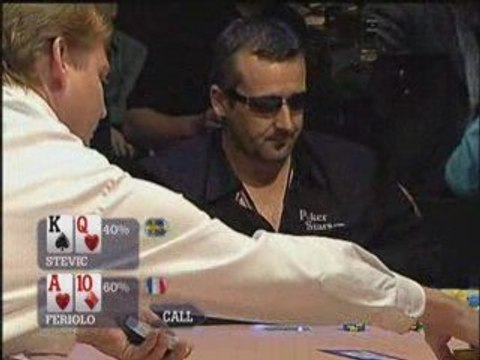 Poker EPT 1 Monte Carlo Stevic wins big pot vs Feriolo