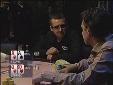 Poker EPT 1 Monte Carlo Stevic doubles up vs Feriolo