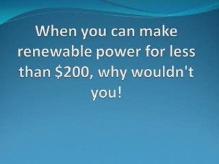 Easy To Make Solar Kits