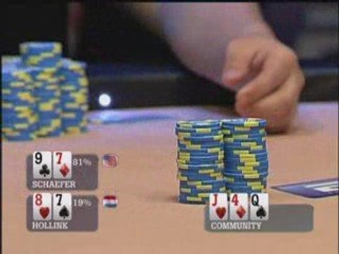 Poker EPT 1 Monte Carlo Schaefer wins vs Hollink