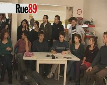 La conférence de presse des squatteurs rue de Sèvres