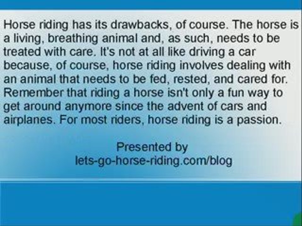 An Introduction to Horse Riding