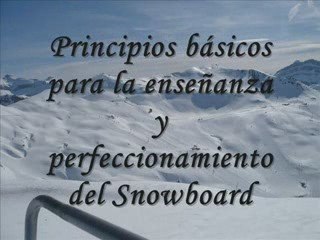 Progresion en el Snowboard