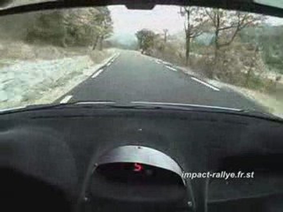 rallye vaison la romaine 2009 christope odoit  es 6 brantes