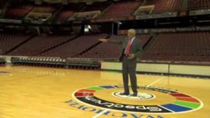 NBA Dr. J remembers his first game played at the spectrum an
