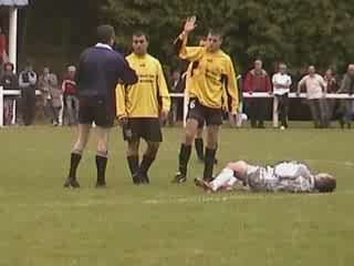 grosse faute carton rouge expulsion