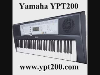 Yamaha ypt200 k portable keyboard with 61 full size keys