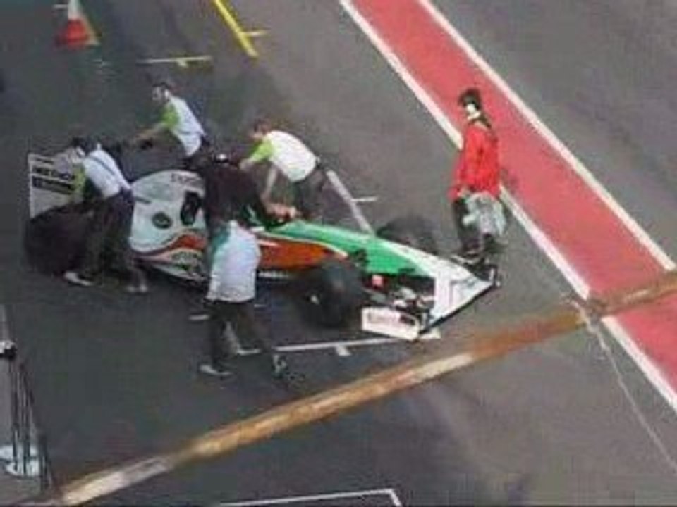 Barcelona test session