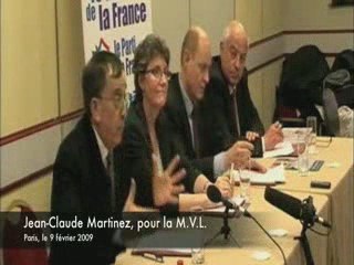 Parti de la France - MVL - JC Martinez 09/03/2009