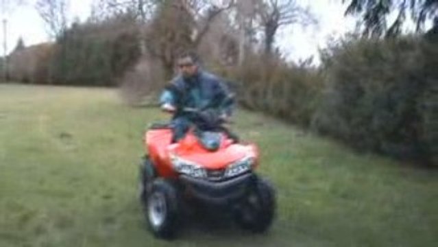 Quad à Rosieres en Santerre le 14 Mars 2009