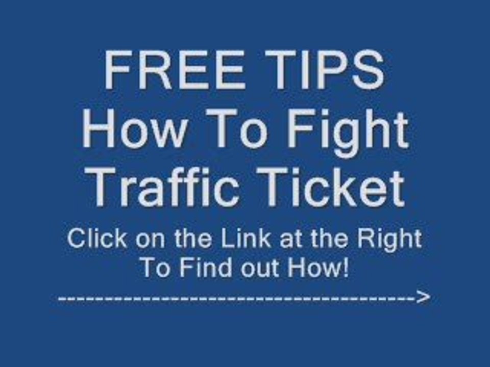 How To Fight Traffic Ticket in Court