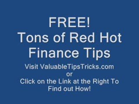 Valuable Finance Tips Tricks
