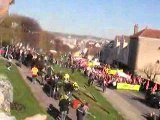 Auxerre Manif 8000 manifestants