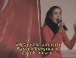 Kasımlı iöo İstiklal marşı birincisi