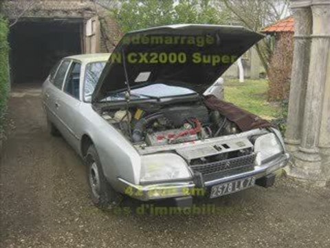 redémarrage Citroën CX 2000 Super d'août 1976