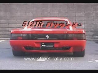 Ferrari 512 Testarossa Engine  Exhaust Revving Sound
