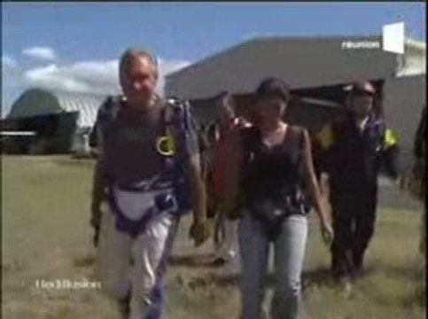 Chute libre à la Réunion ( reportage télé tandem )