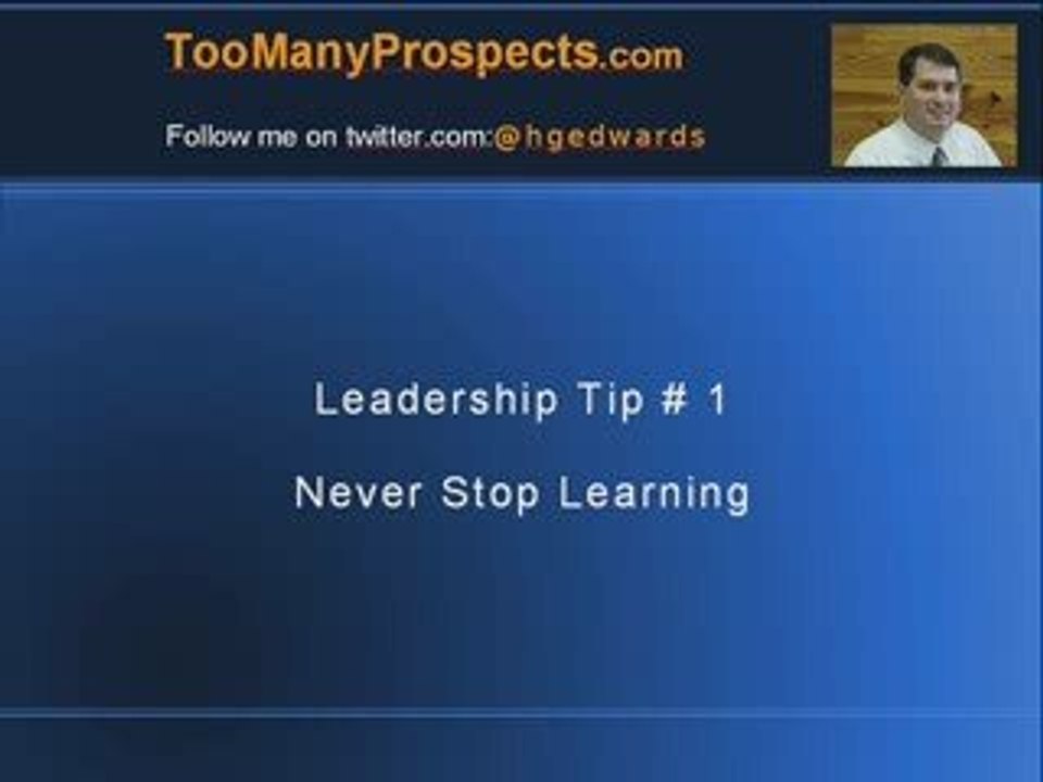 Leadership Tips Video #1