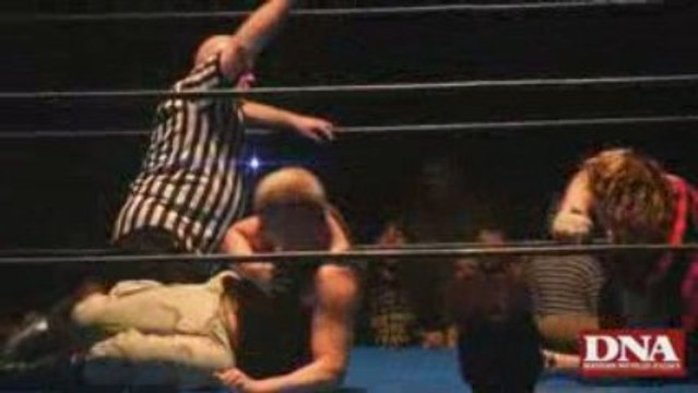 Gala de catch à Colmar, Gilles de Dabo vs Axeman