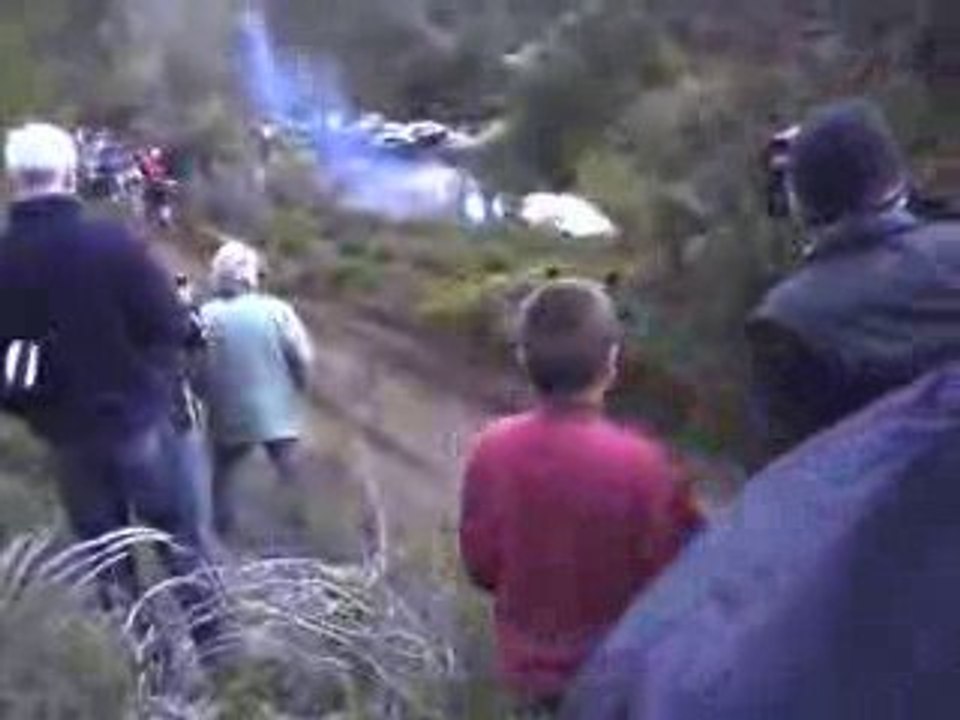 WRC Cyprus Rally 2009 SS8 Ogier Crash