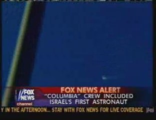 Ovni  Pendant Que LA NAVETTE COLUMBIA SE DESINTEGRE