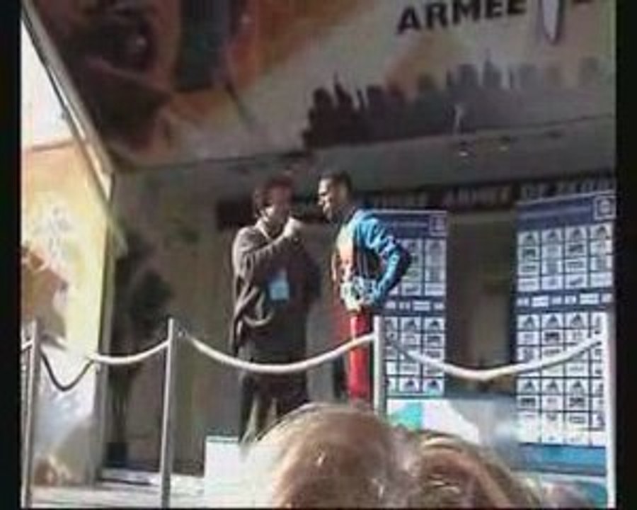 La marseillaise et l'interview de Driss El Himer