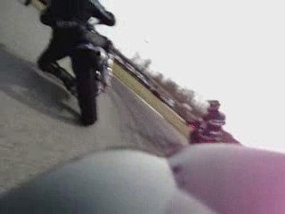 Supermotard - circuit de Château-Gaillard en Yamaha XT 600 '88 - 2009.03.19