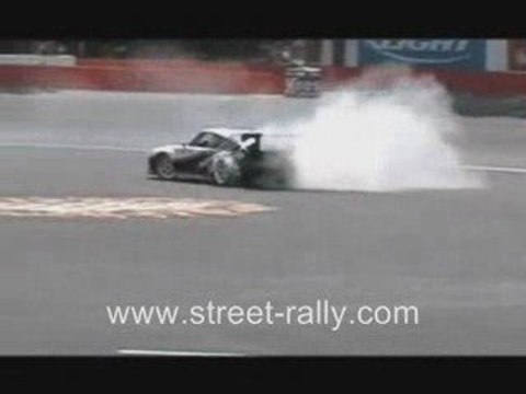 Porsche GT2 drifting and burnout