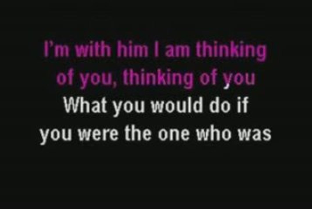 Thinking of you - karaoke katy perry