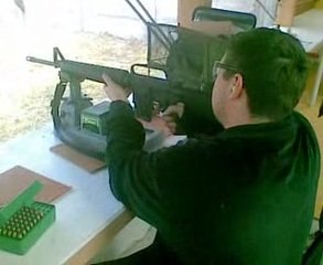 Tir a Thiaucourt avec un AR15 ( couramment appelé un M16 )