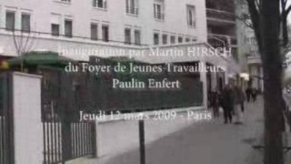 Inauguration du Foyer des Jeunes Travailleurs