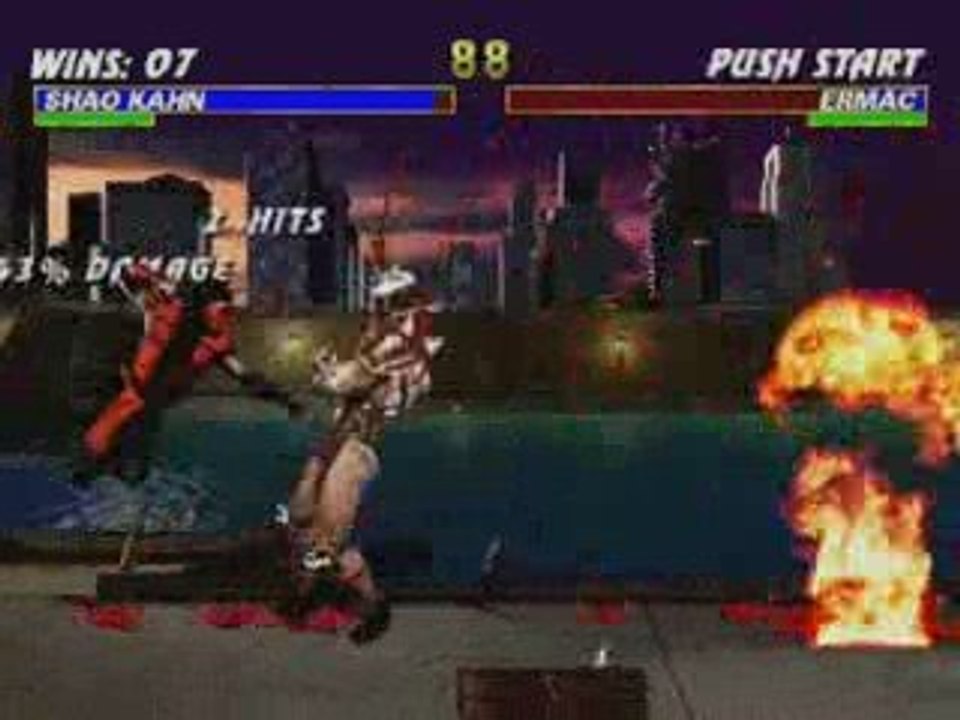 Mortal Kombat Trilogy PSX Playthrough with Shao Kahn