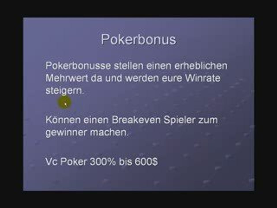 Pokerschule Lektion 1 - Die Grundlagen