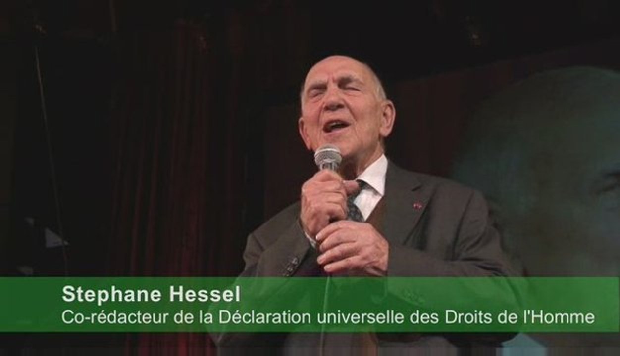 Stephane Hessel - Convention Europe Ecologie