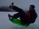 Le Saut de la Mort ( 120 images/s ) Luge ski, neige,snow