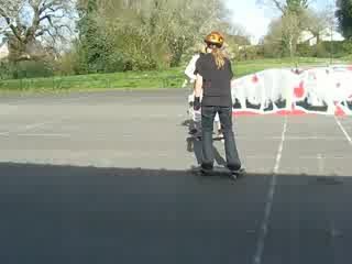 juliette qui prend un tremplin