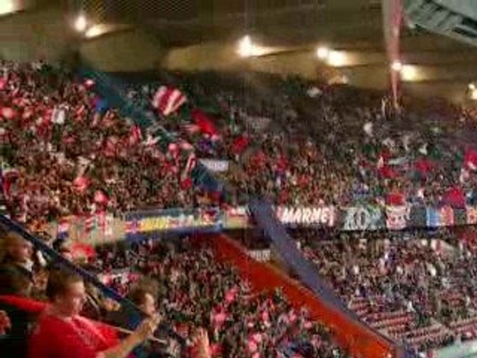 echauffement parisiens psg om