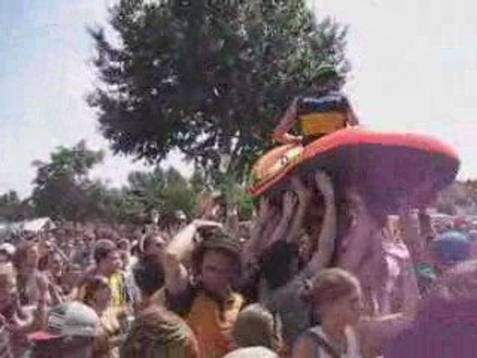 Summerjam 2008 - Schlauchboot