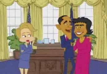 obama hillary song sing cartoon snide tv today humor