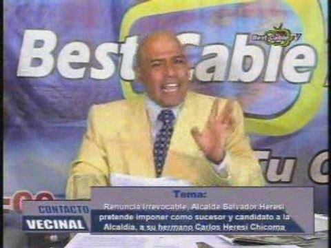 ALCALDE SALVADOR HERESI IMPONE A SU HERMANO CARLOS HERESI